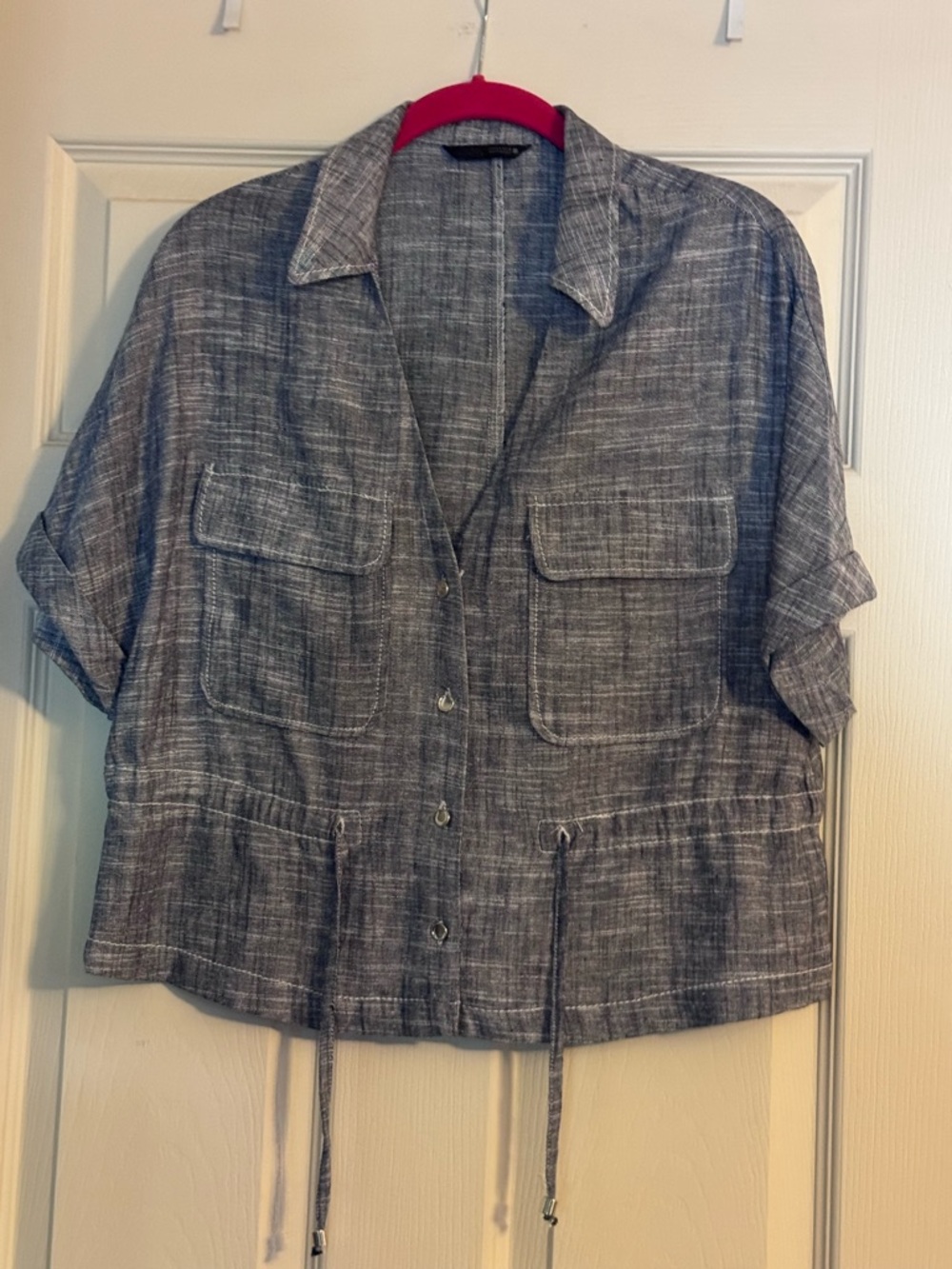 Zara Gray Utility Jacket